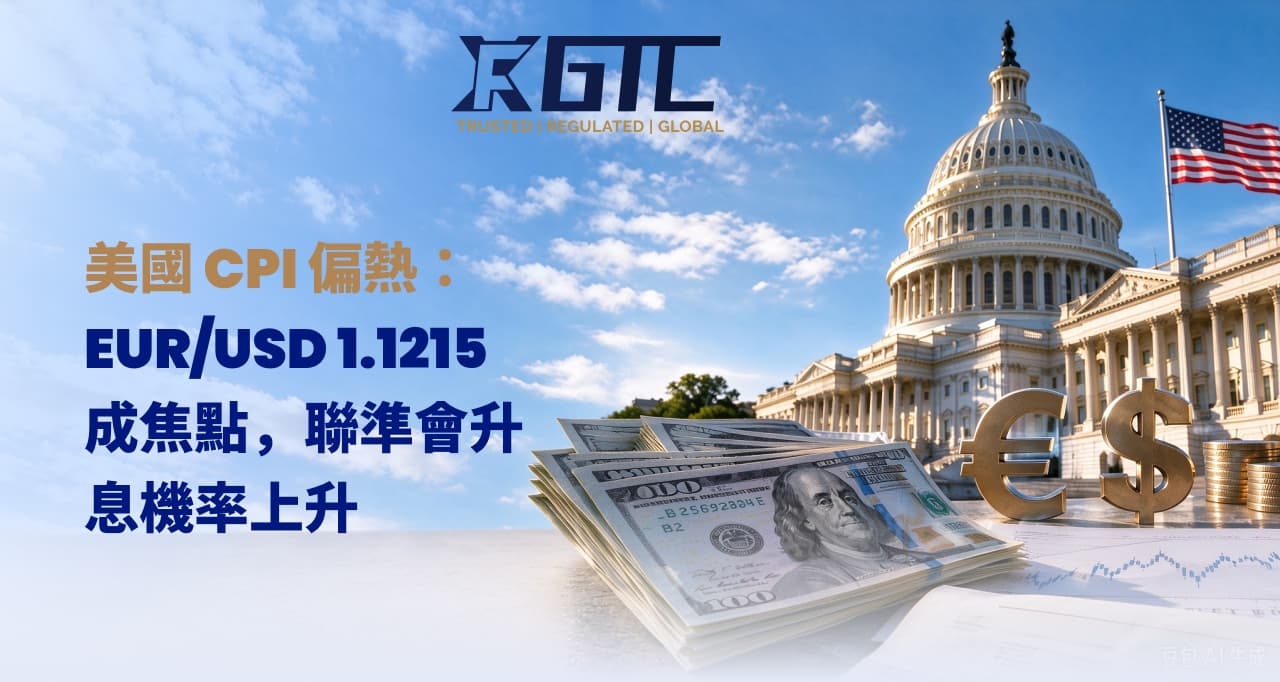 美国CPI数据火热：随着美联储加息概率上升，欧元兑美元1.1215成为焦点