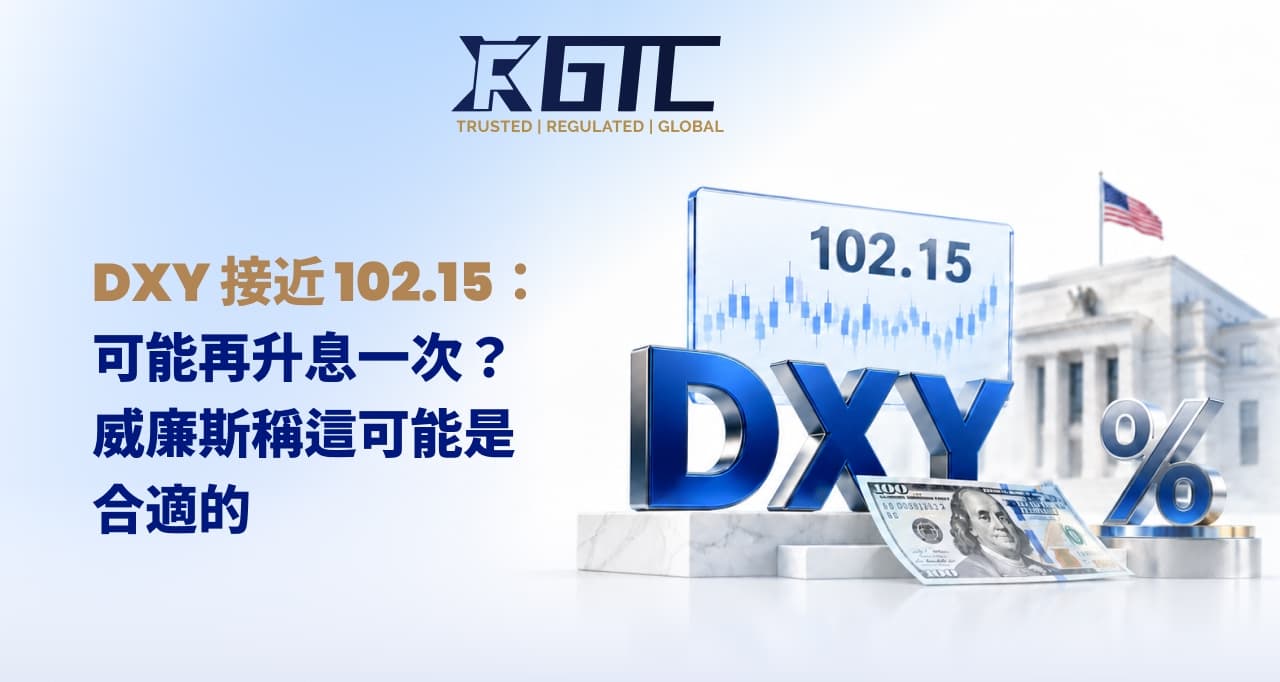 DXY接近102.15：还会再涨吗？威廉姆斯表示可能合适