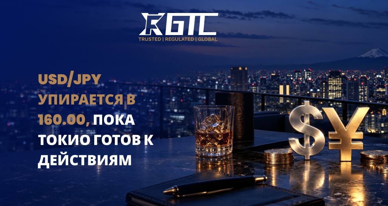 USD/JPY НАТОЛКНУЛСЯ НА СТЕНУ НА ОТМЕТКЕ 160.00, ПОСКОЛЬКУ ТОКИО ГОТОВ К ДЕЙСТВИЯМ