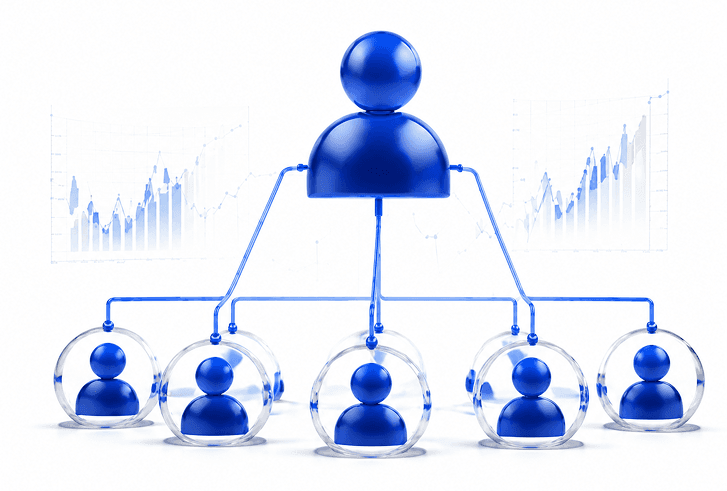 Multi account illustration