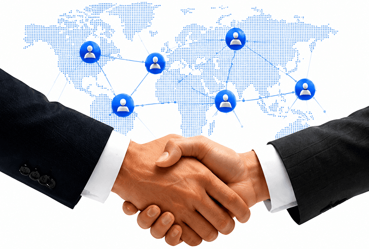 Corporate and affiliate account illustration
