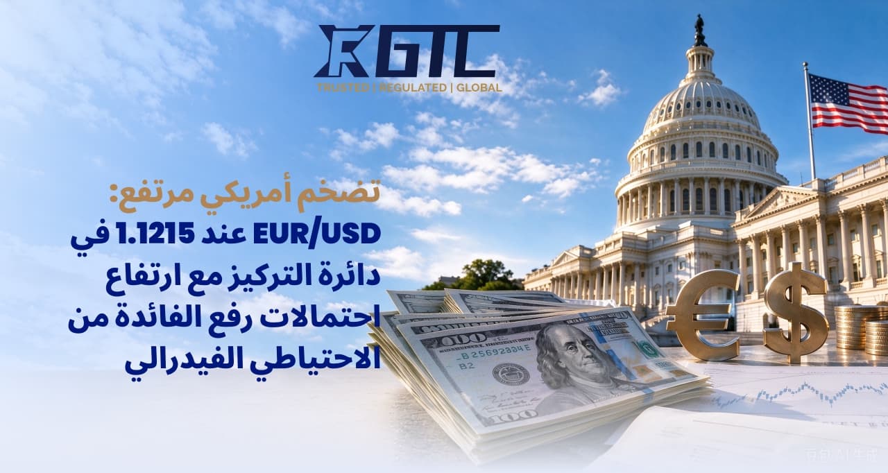 مؤشر أسعار المستهلكين الأمريكي مرتفع: زوج EUR/USD عند 1.1215 في دائرة الاهتمام مع ارتفاع احتمالات رفع الفائدة من قبل الاحتياطي الفيدرالي