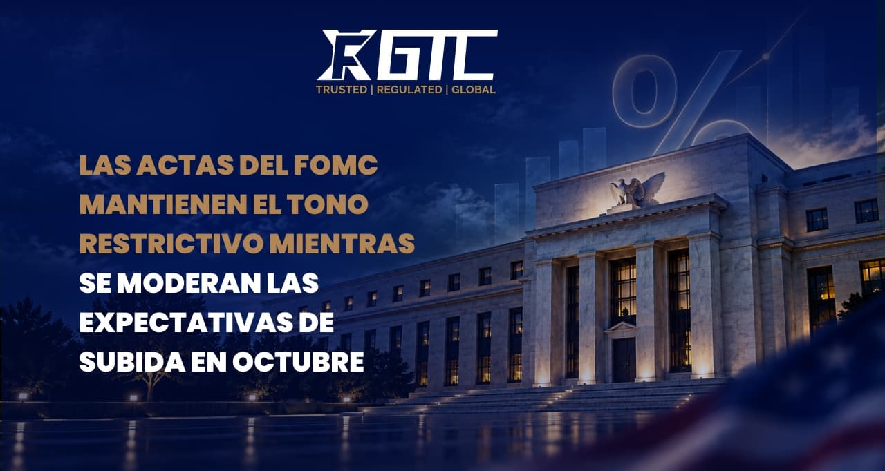 ACTAS DE LA FOMC MANTIENEN POSTURA HALCÓN MIENTRAS DESAPARECEN LAS PROBABILIDADES DE AUMENTO EN OCTUBRE
