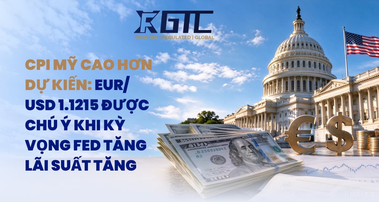 CPI HOT CỦA MỸ: EUR/USD 1.1215 TRONG TẦM NGẮM KHI XÁC SUẤT TĂNG LÃI SUẤT CỦA FED TĂNG LÊN