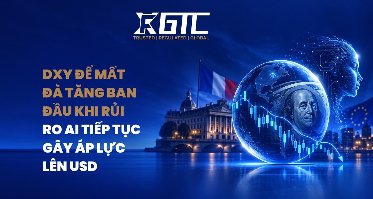DXY MẤT ĐI LỚP LÃI SUẤT BAN ĐẦU KHI RỦI RO AI TIẾP TỤC TẠO ÁP LỰC LÊN USD
